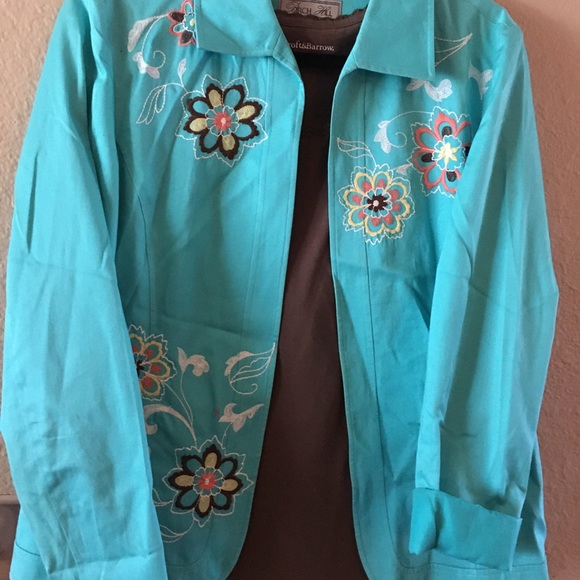 Darling Birch Hill Turquoise cotton Jacket - Picture 5 of 5